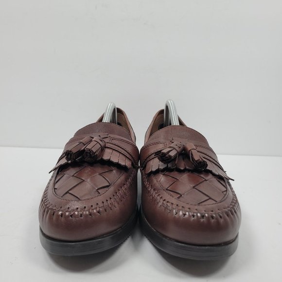 Giorgio Brutini Men\'s Brown Leather Loafers Slip On Shoes US Size 7.5M